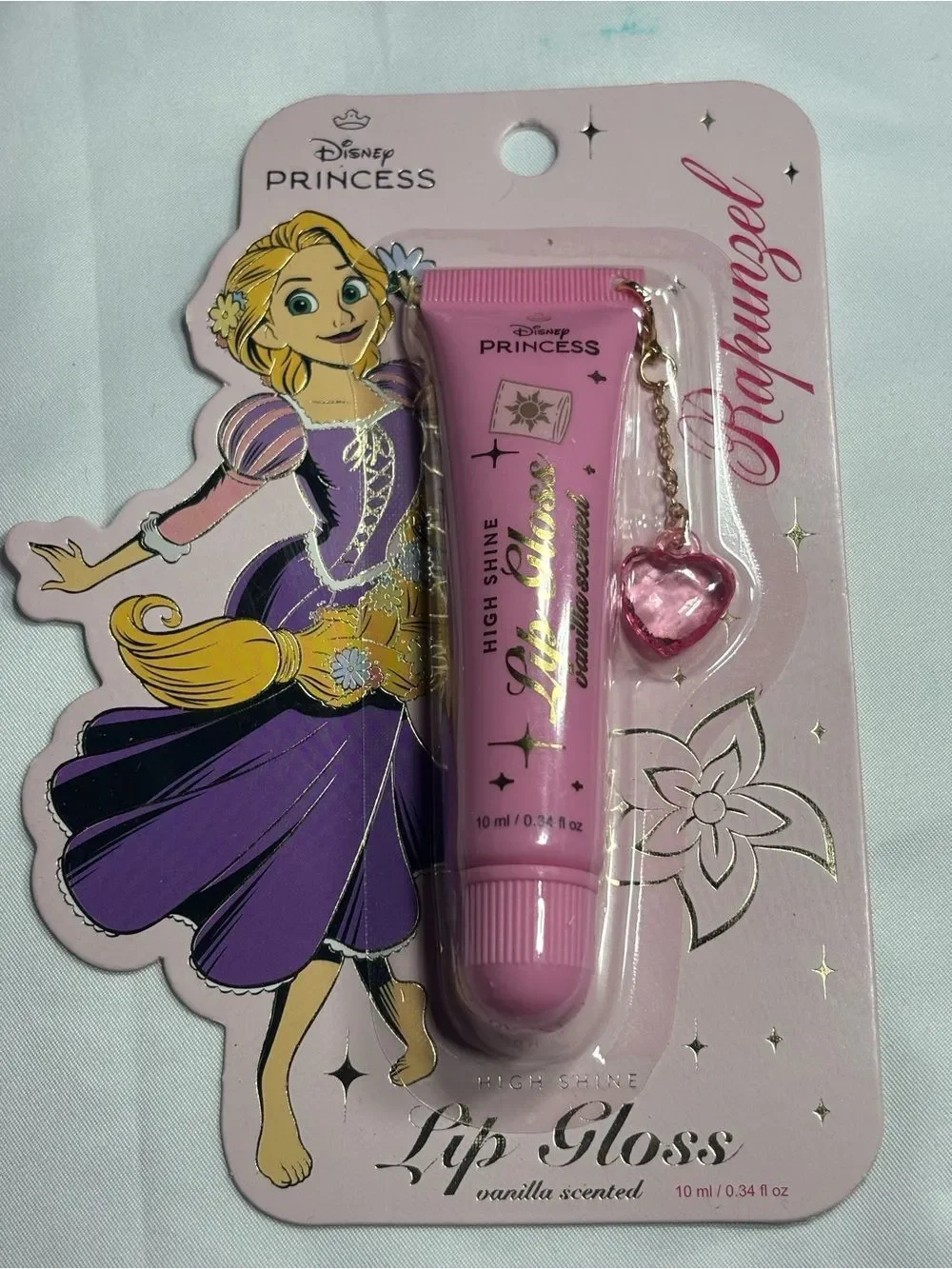 3 New Disney Princess Lip Gloss Set